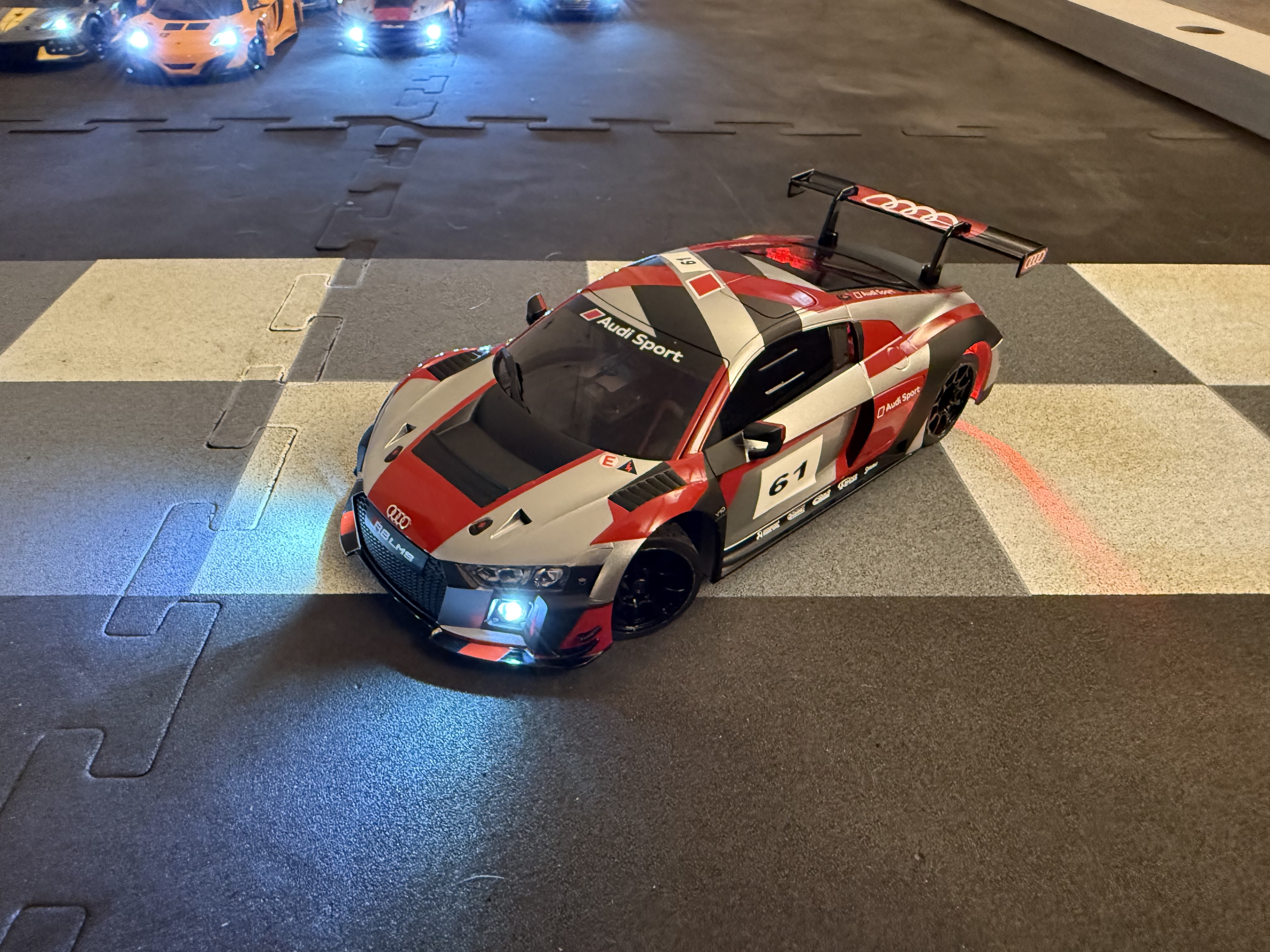 Mercedes-AMG Mini-Z RC car — close-up detail shot