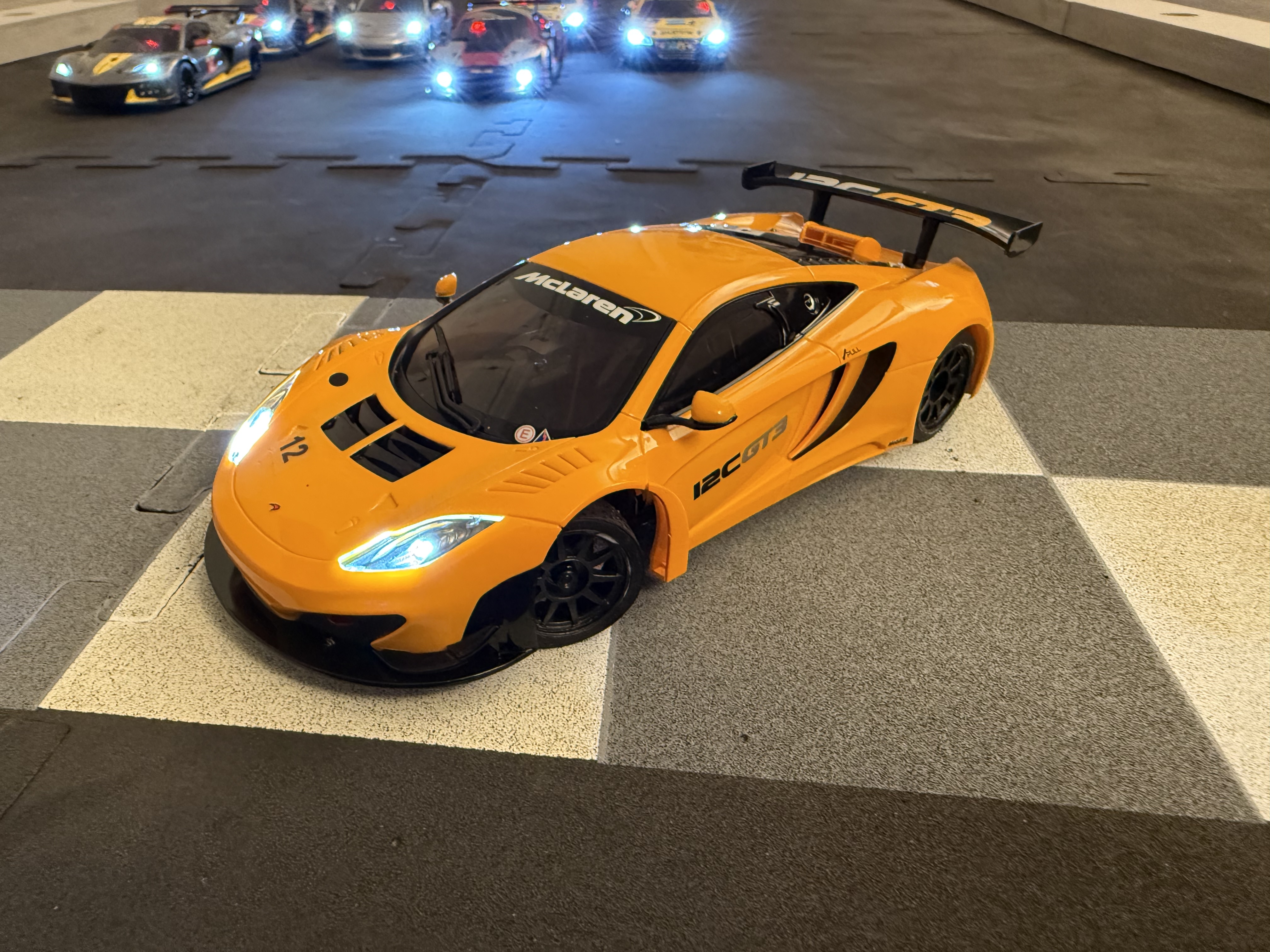Kyosho Mini-Z Corvette GT3 RC car for corporate racing events